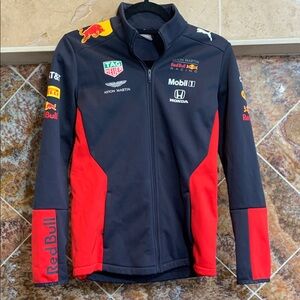 Women's PUMA Aston Martin Red Bull Racing Formula 1 Team Softshell Jacket Small